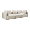 TOV Hangover 112.5" Cream Performance Linen Sofa, image 1
