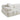 TOV Calliope 118" Performance Vegan Shearling Modular Sofa Cream