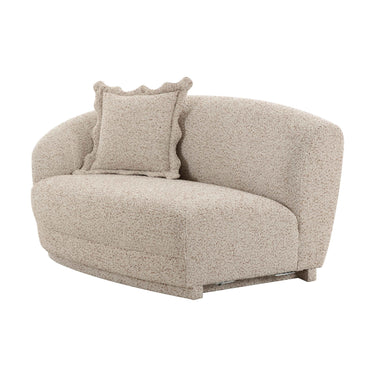 TOV Marion 60" Two-Tone Textured Performance Boucle Loveseat, LAF option, image 1
