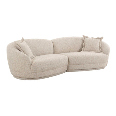 TOV Marion 2-Piece Two-Tone Textured Performance Boucle Sectional, image 1