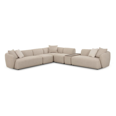 TOV Sylvie 6-Piece Cream Performance Boucle Large Sectional, image 1