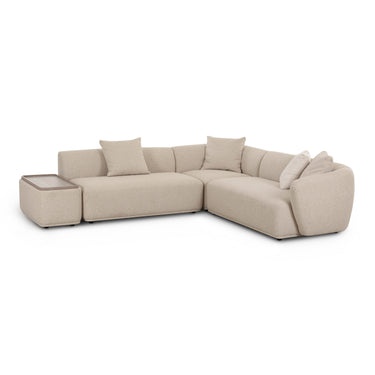TOV Sylvie 4-Piece Cream Performance Boucle Chaise Sectional, LAF option, image 1