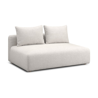 TOV Hangover 64" Armless Loveseat, Ivory option, image 1