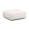 TOV Hangover Contract-Grade Textured Fabric Ottoman, Cream option, image 1