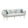 TOV Katti 85" Outdoor Sofa, Light Grey option, image 1