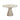 TOV Fern 47" Beige Textured Faux Plaster Concrete Indoor / Outdoor Round Dining Table, image 1