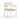 TOV Sardinia Cream Performance Fabric Outdoor Dining Chair - Set of 2 Cream, Light Teak