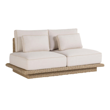 TOV Mora Cream Outdoor Sofa Cream 65"