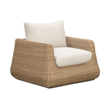 TOV Dana Outdoor Accent Chair, Cream option, image 1