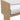 TOV Alexa 80" Rattan Performance Fabric Outdoor Sofa Cream