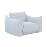 TOV Saint Tropez Striped Stuffed Indoor/Outdoor Armchair Blue