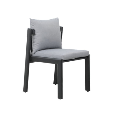 TOV Nancy Outdoor Dining Chair Grey