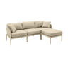 TOV Kapri 4-Piece Modular Outdoor Sectional Taupe