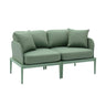 TOV Kapri 55" Modular Outdoor Loveseat Moss Green