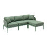 TOV Kapri 4-Piece Modular Outdoor Sectional Moss Green