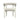 TOV Jackie Cream Textured Contract-Grade Fabric Outdoor Dining Chair Cream