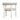 TOV Jackie Cream Textured Contract-Grade Fabric Outdoor Dining Chair Cream