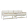 TOV Dunes Cream Outdoor 110" Sofa Cream