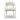 TOV Annika Textured Contract-Grade Fabric Outdoor Dining Arm Chair Cream