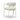TOV Annika Textured Contract-Grade Fabric Outdoor Dining Arm Chair Cream