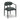 TOV Annika Textured Contract-Grade Fabric Outdoor Dining Arm Chair Black