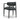 TOV Annika Textured Contract-Grade Fabric Outdoor Dining Arm Chair Black