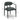 TOV Annika Textured Contract-Grade Fabric Outdoor Dining Arm Chair Black