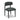 TOV Annika Textured Contract-Grade Fabric Outdoor Dining Side Chair Black