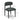 TOV Annika Textured Contract-Grade Fabric Outdoor Dining Side Chair Black