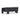 TOV Alexa 80" Rattan Performance Fabric Outdoor Sofa Black
