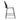 TOV Alexa Performance Fabric Outdoor Stool, Black/Cream / Counter Height option, image 4