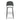 TOV Alexa Performance Fabric Outdoor Stool, Black/Cream / Bar Height option, image 3