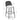 TOV Alexa Performance Fabric Outdoor Stool, Black/Cream / Bar Height option, image 7