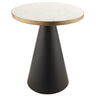 TOV Richard Marble Round Side Table, image 1