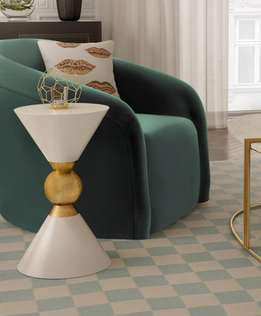 TOV Balhi Side Table, White option, image 5