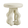 TOV Maddie Cream Textured Side Table, image 1