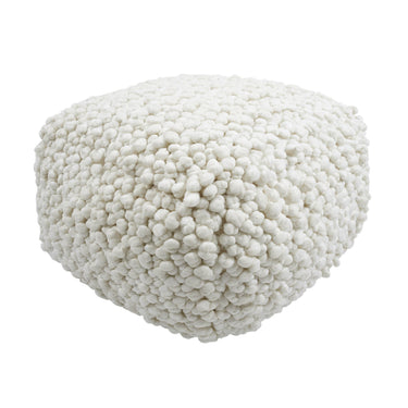 TOV Cathy Cream Woven Pouf, image 1