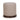 TOV Como Burl and Saddle Brown Cotton Jute Contract-Grade Accent Stool, image 3