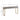 TOV Pesce 59" Shagreen 3 Drawer Console Table Grey