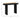TOV Braden 48" Desk/Console Table Black