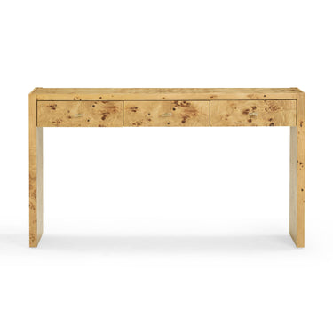 TOV Brandyss 54" Burl Console Table Natural