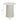 TOV Hessa Indoor/Outdoor Concrete Chiseled Side Table, Antique White option, image 7