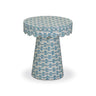 TOV Lady Blue Ribbon Capiz Shell Round Side Table, image 1