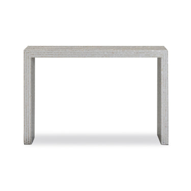 TOV Cyprus 47" Cream Capiz Shell Console Table Cream