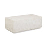 TOV Earl 48" Shell Rectangular Coffee Table, Cream option, image 3
