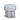 TOV Masha Striped Performance Linen Accent Stool, Blue Stripes option, image 1