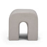 TOV Desi Performance Velvet Ottoman, Taupe option, image 1
