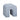 TOV Desi Performance Velvet Ottoman, Light Blue option, image 3