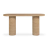 TOV Darcy 59" Concrete Indoor/Outdoor Console Table, Travertine option, image 1