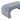 TOV Kenya 48" Performance Velvet Bench Sea Blue